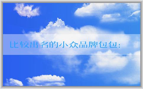 比較出名的小眾品牌包包：設(shè)計、材質(zhì)和工藝的特點分析