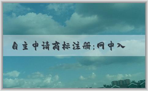 自主申請(qǐng)商標(biāo)注冊(cè)：網(wǎng)申入口、申請(qǐng)流程、查詢與編寫技巧