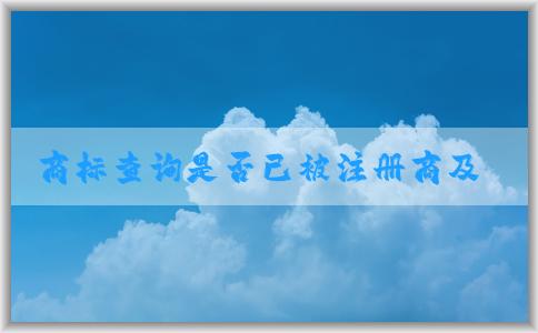 商標查詢是否已被注冊商及其相關(guān)維度解析