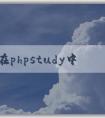 如何在phpstudy中創(chuàng)建和配置網(wǎng)站環(huán)境及虛擬主機(jī)？